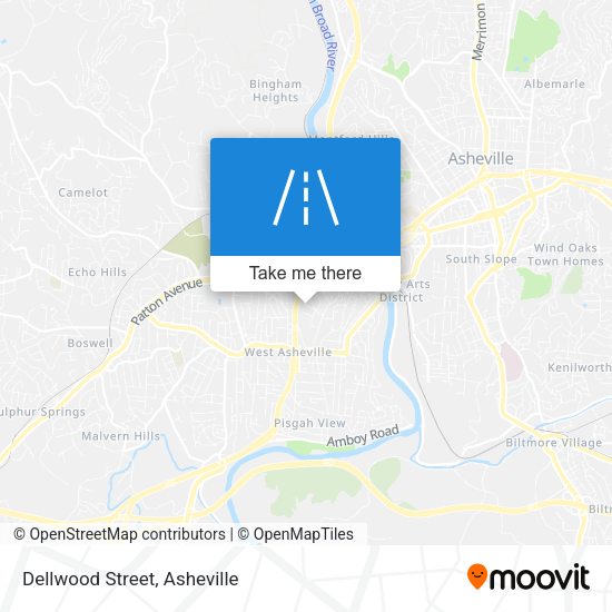 Mapa de Dellwood Street