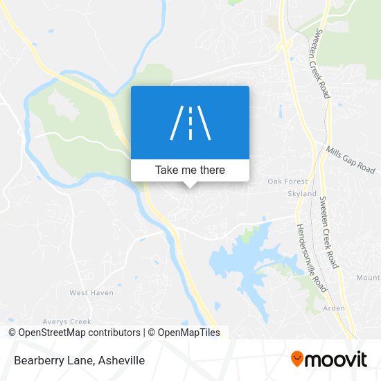 Mapa de Bearberry Lane