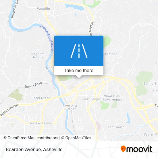 Mapa de Bearden Avenue