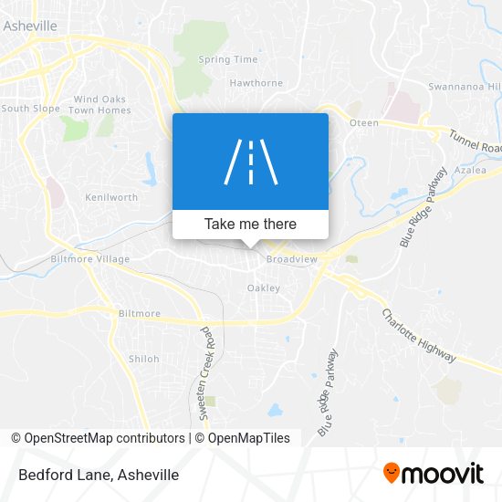 Mapa de Bedford Lane