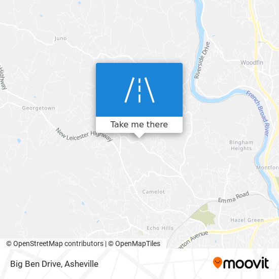 Big Ben Drive map