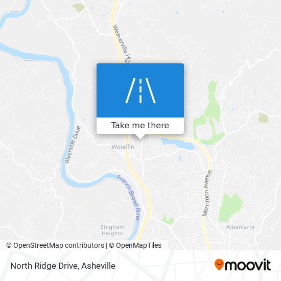 Mapa de North Ridge Drive