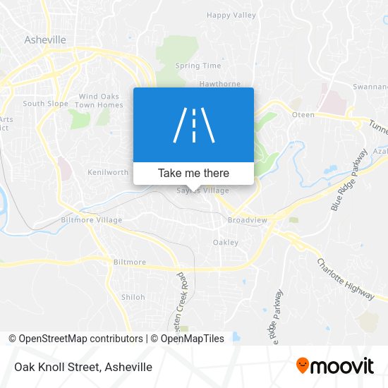 Oak Knoll Street map