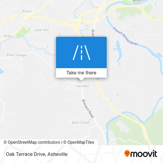Oak Terrace Drive map