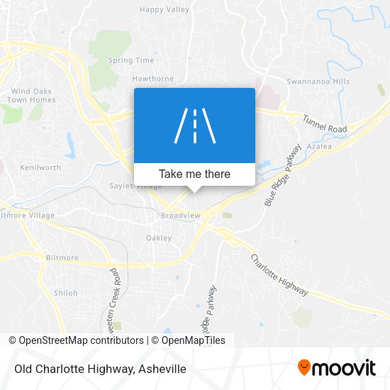 Old Charlotte Highway map