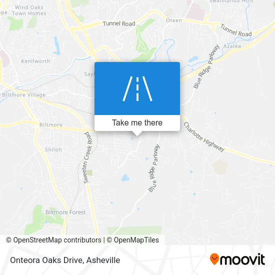 Onteora Oaks Drive map