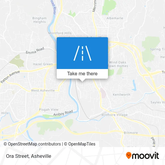 Ora Street map
