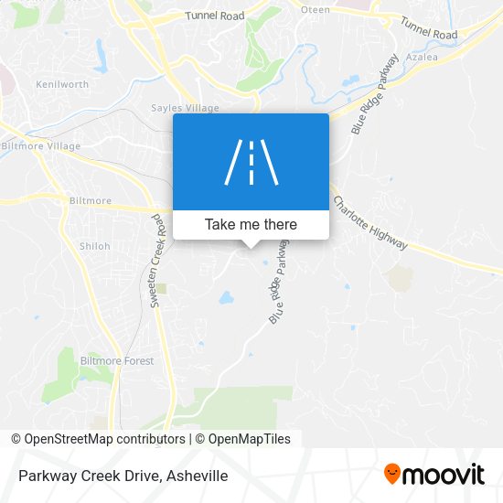Parkway Creek Drive map