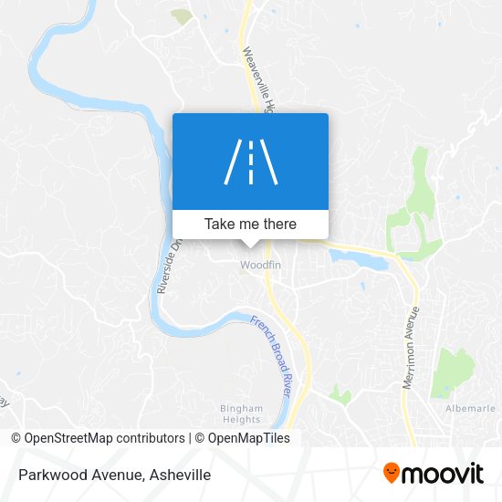 Mapa de Parkwood Avenue
