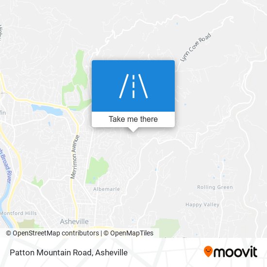 Mapa de Patton Mountain Road
