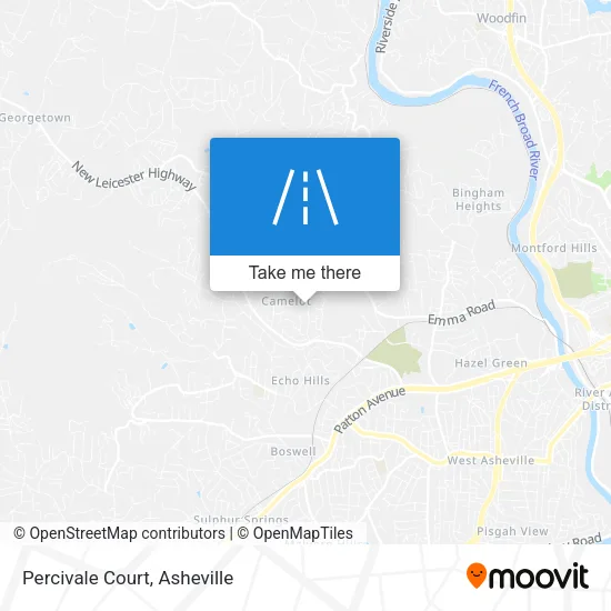 Percivale Court map