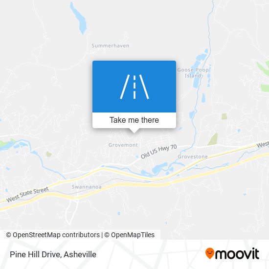 Pine Hill Drive map