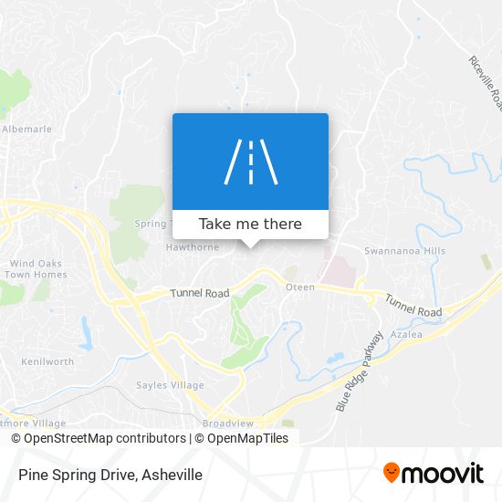 Pine Spring Drive map