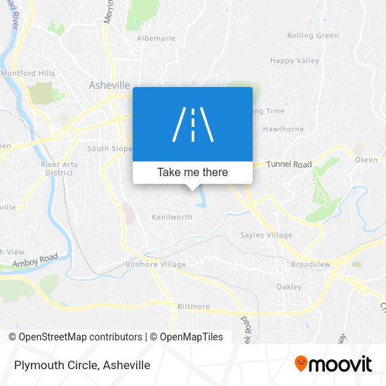 Mapa de Plymouth Circle