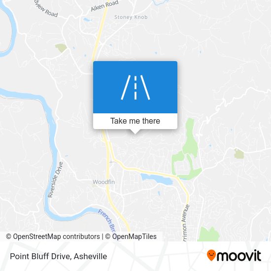 Mapa de Point Bluff Drive