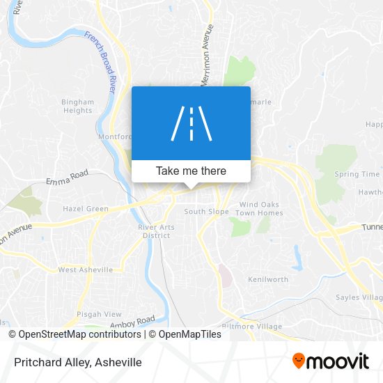 Mapa de Pritchard Alley