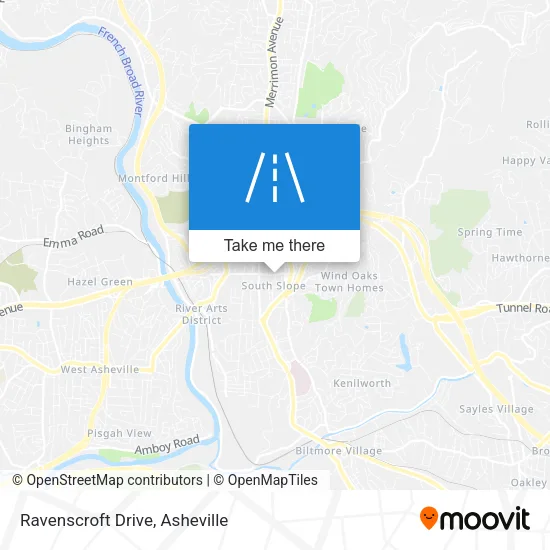 Ravenscroft Drive map