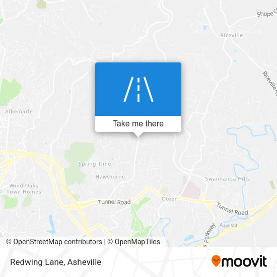 Redwing Lane map