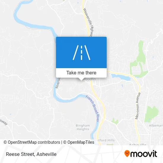 Reese Street map