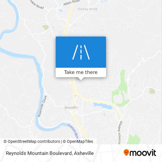 Mapa de Reynolds Mountain Boulevard