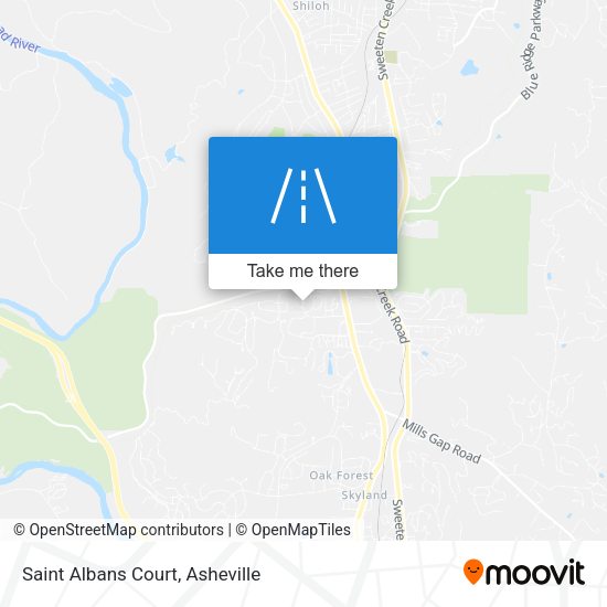 Mapa de Saint Albans Court