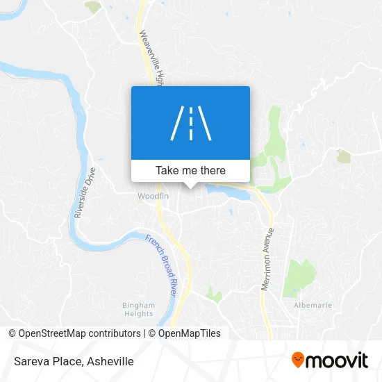 Sareva Place map