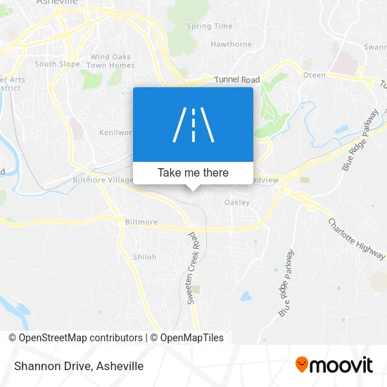 Shannon Drive map