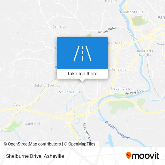 Shelburne Drive map