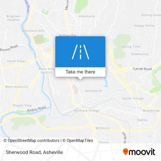 Mapa de Sherwood Road