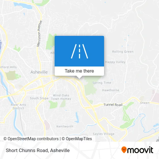 Short Chunns Road map