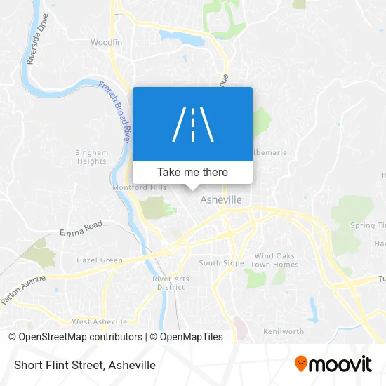 Short Flint Street map