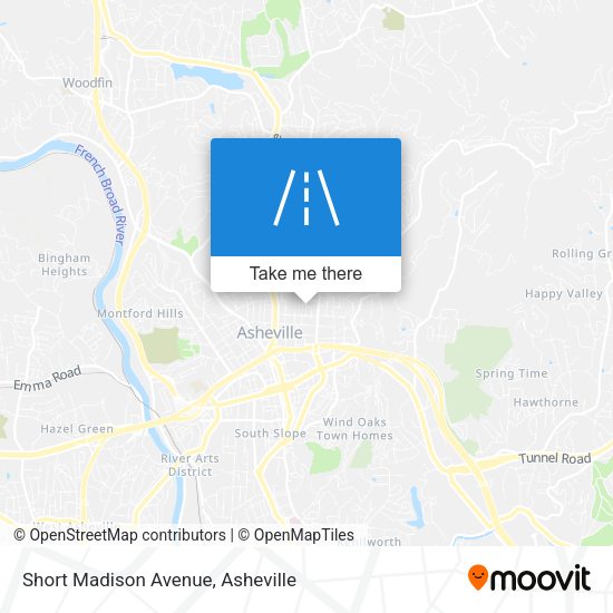 Mapa de Short Madison Avenue