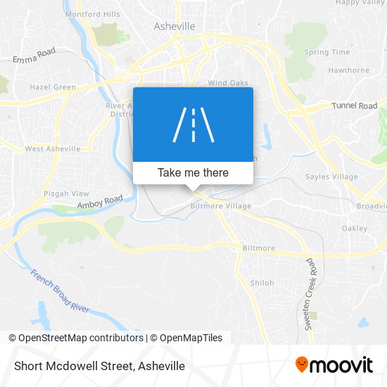 Mapa de Short Mcdowell Street
