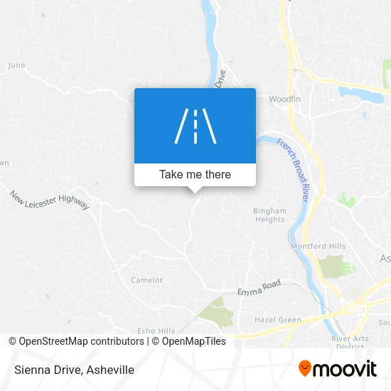 Sienna Drive map