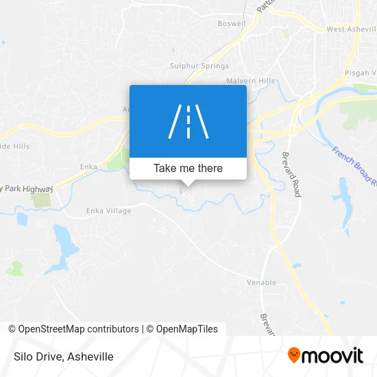 Silo Drive map