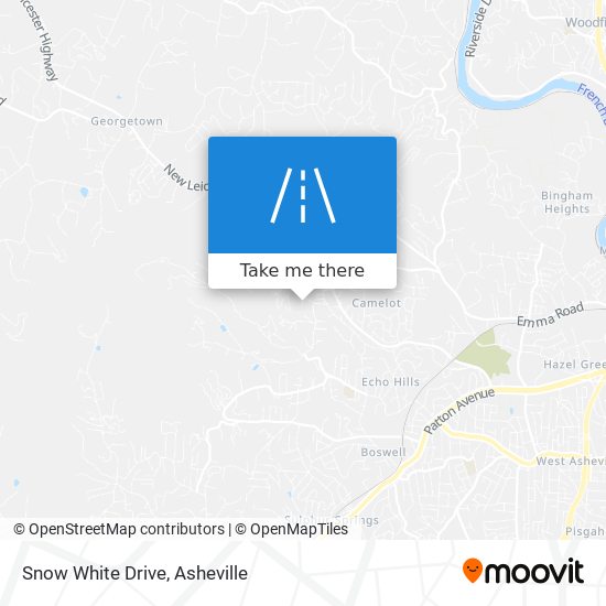 Mapa de Snow White Drive