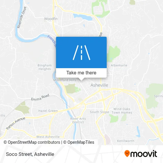 Soco Street map
