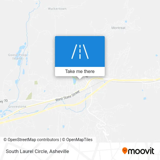 South Laurel Circle map