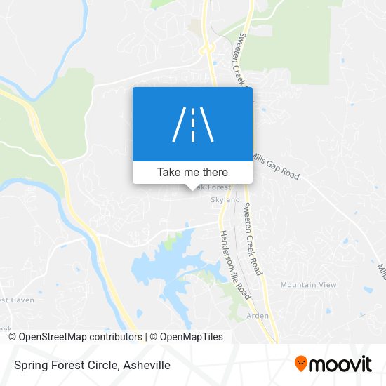 Spring Forest Circle map