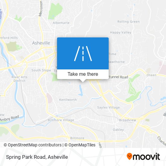 Mapa de Spring Park Road