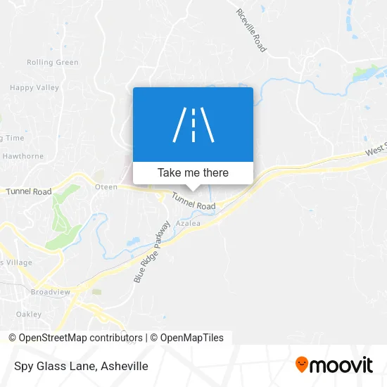 Spy Glass Lane map