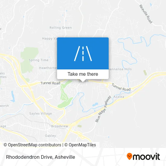 Rhododendron Drive map