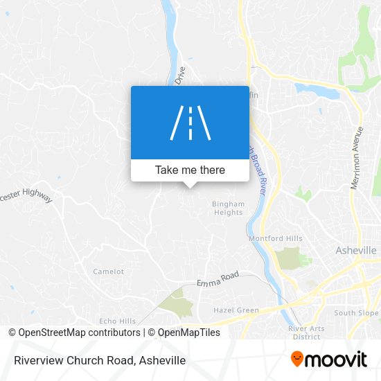 Riverview Church Road map