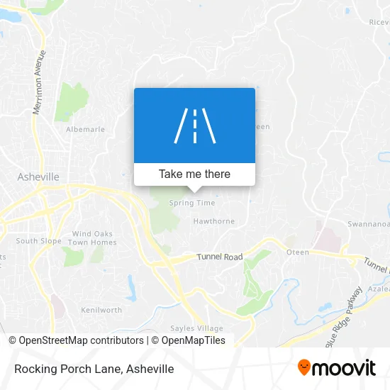 Rocking Porch Lane map
