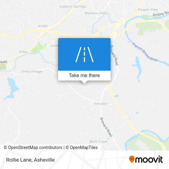 Rollie Lane map