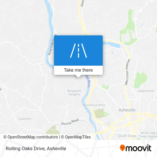 Rolling Oaks Drive map