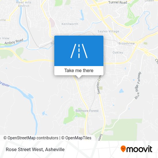 Mapa de Rose Street West
