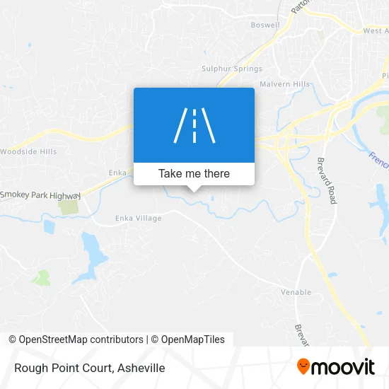Rough Point Court map