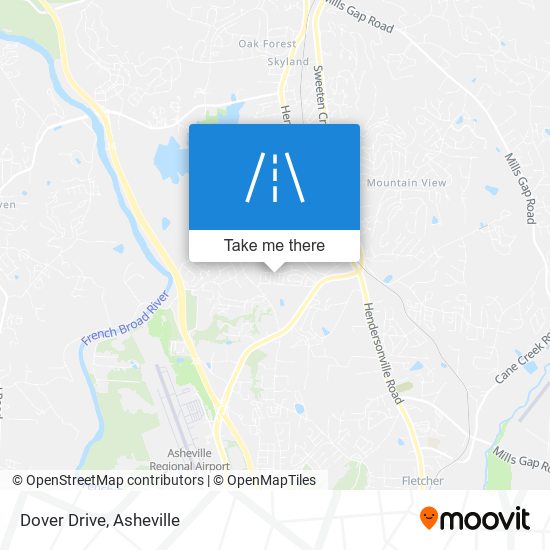 Mapa de Dover Drive