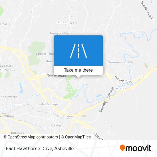 Mapa de East Hawthorne Drive
